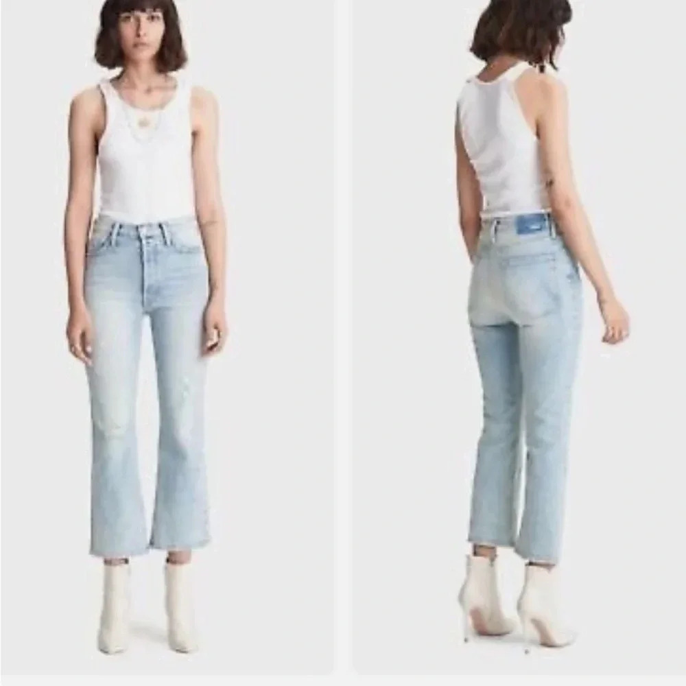 MOTHER SUPERIOR The Tripper Skating on Thin Ice Wash Cropped Distressed 24